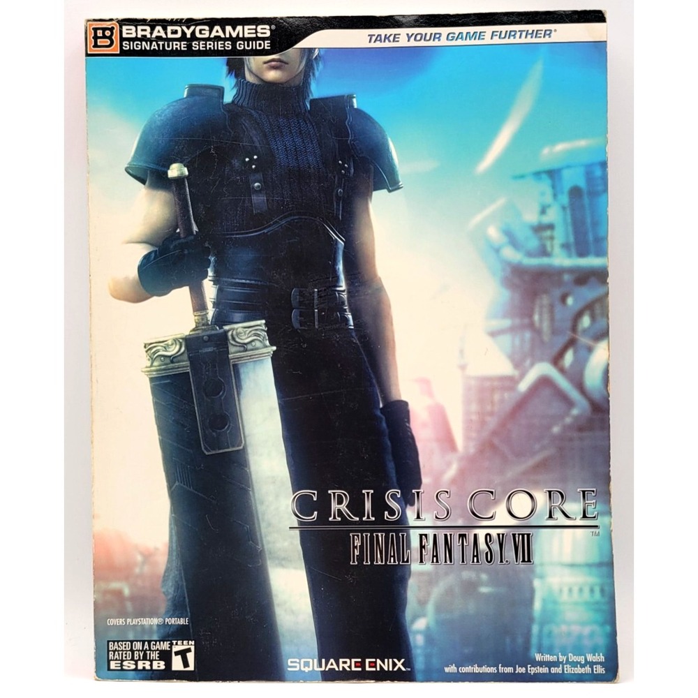 Crisis Core Final Fantasy VII Strategy‎ Guide Bradygames
